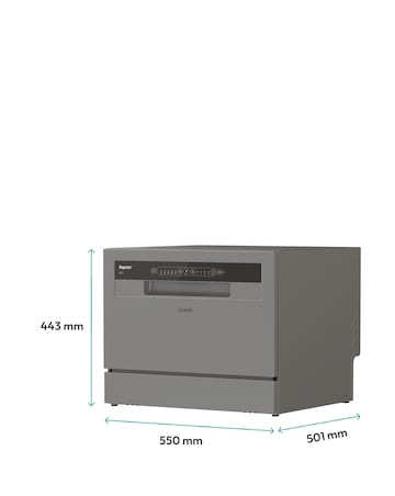Install - Candy Rapido Table Top Dishwasher- Graphite