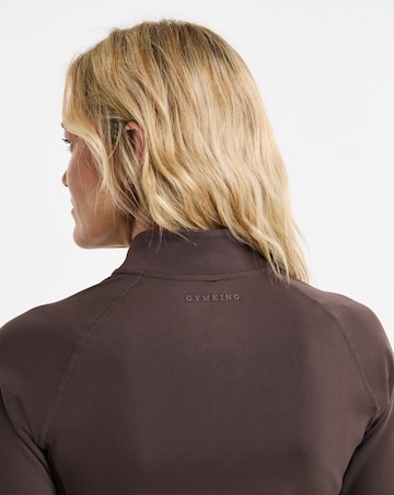 Gym King Peach Luxe Full Zip Jacket