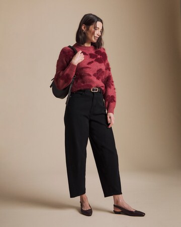 Julipa Textured Floral Knitted Jumper