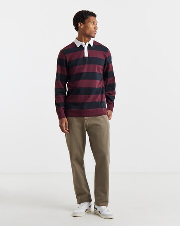 Long Sleeve Rugby Polo-Long Length