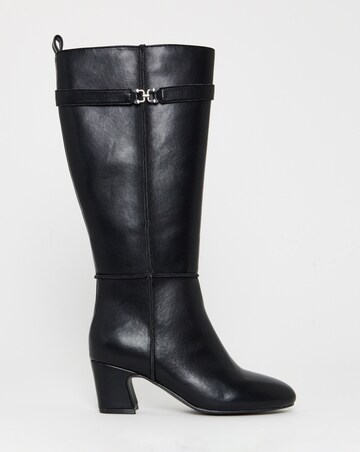 Wendy Knee High Block Heel Boots - Wide Fit (E) & Curvy Calf