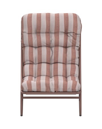 Charles Bentley Truffle Stripe Rocking Chair