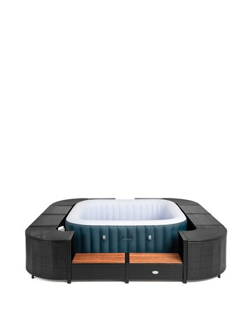 Lay-Z-Spa 188cm Square Rattan Hot Tub Surround
