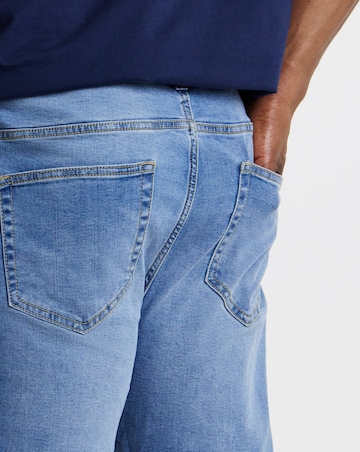 Bootcut Fit Stretch Jeans Lgt Stonewash