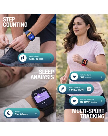 Entity Aero Smart Watch Bundle - Black/Lilac