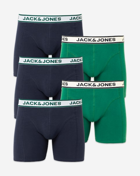JACK & JONES Nolan Logo Boxers 5 Pack - Multi