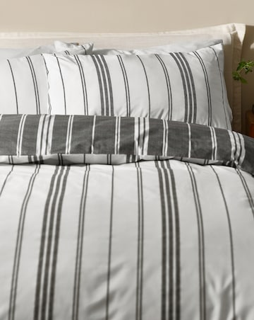 Catherine Lansfield Harbour Stripe Duvet Cover Set