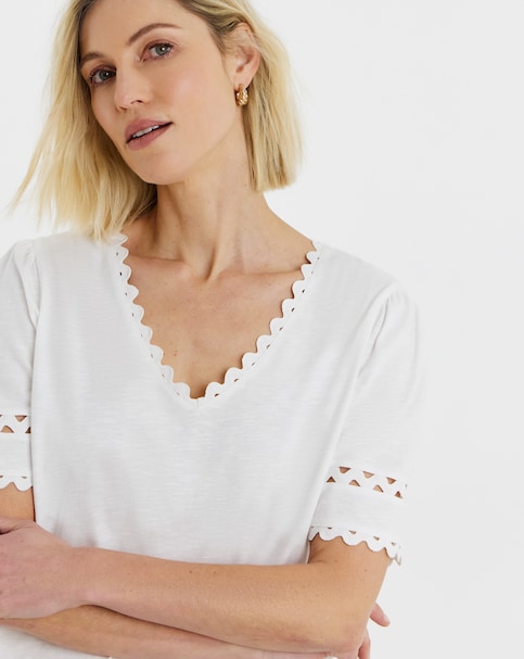 Ric Rac Cotton Top