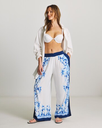 Figleaves Lisbon Print Beach Trousers