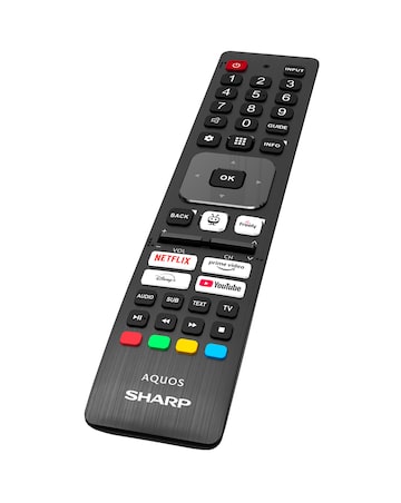 SHARP 1T-C32HE3245KB 32in QLED HD Ready Smart TiVo LED TV with Freely