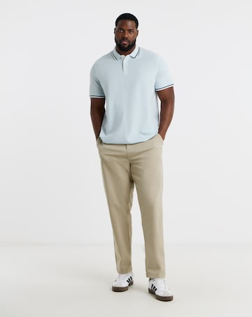 Jack & Jones Paulos Tipped Polo - Light Blue