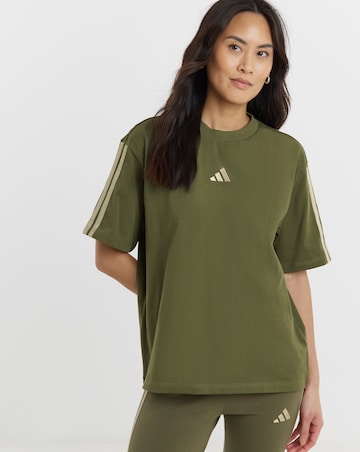 adidas 3 Stripes Boyfriend T-Shirt
