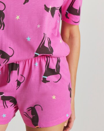 Pretty Secrets Value Pyjama Shorts Set Dog Print
