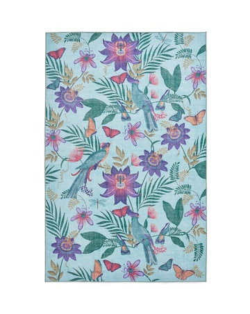 Catherine Lansfield Amaya Tropical Birds Rug