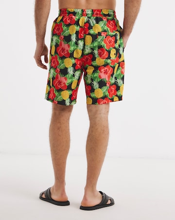 2 Pack Value Tropical Swim Shorts Long