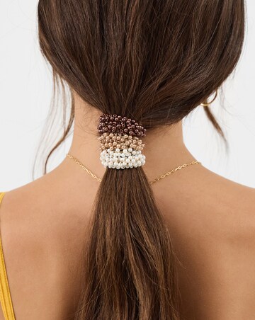 Accessorize 3-Pack Pearl Hair Scrunchies