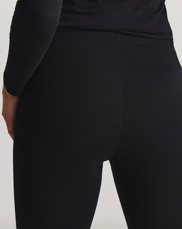 Pretty Secrets (2 Pack) Thermal Leggings Black