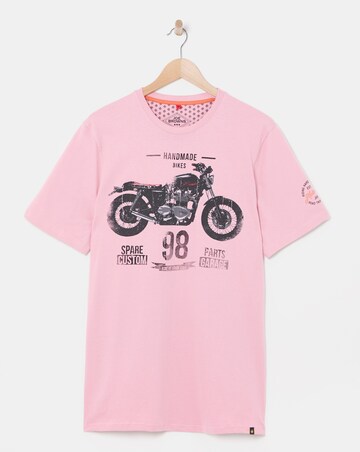 Joe Browns Motorcycle Print T-Shirt Long Length
