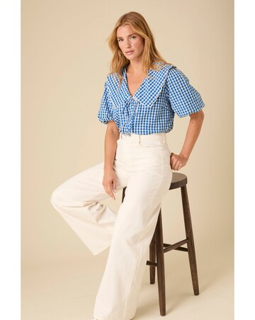 Nobody's Child Birdie Gingham Blouse