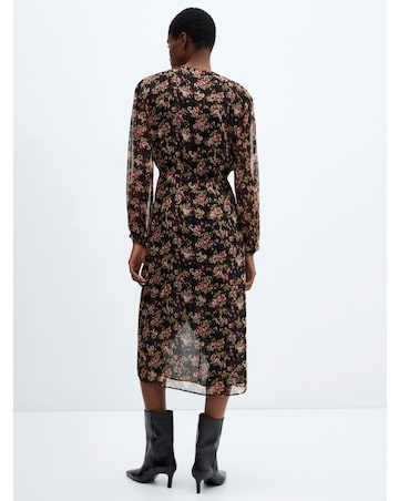 Mango Knot Print Dress