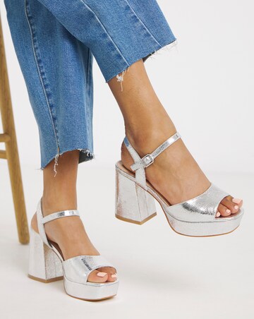 Jive Two Part Platform Heels - Extra Wide Fit (EEE)