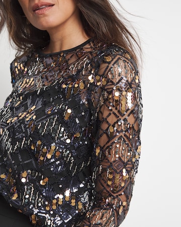 Joanna Hope Beaded Top