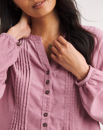 Julipa Cord Pintuck Blouse