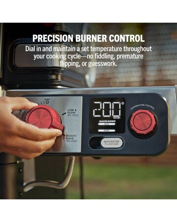 Ninja FlexFlame Outdoor Cooking System Barbecue PG301UK Black/ Silver