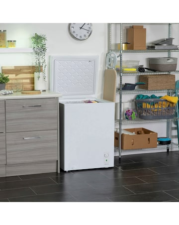 Abode A142CF0E1W Chest Freezer 142L White + Install