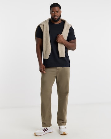 Premium 100% Mercerised T-Shirt- Black