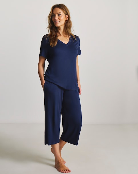 JD Williams Cool Stretch Lace Culotte Pyjama Set