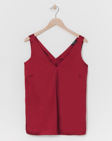 Satin V Neck Vest