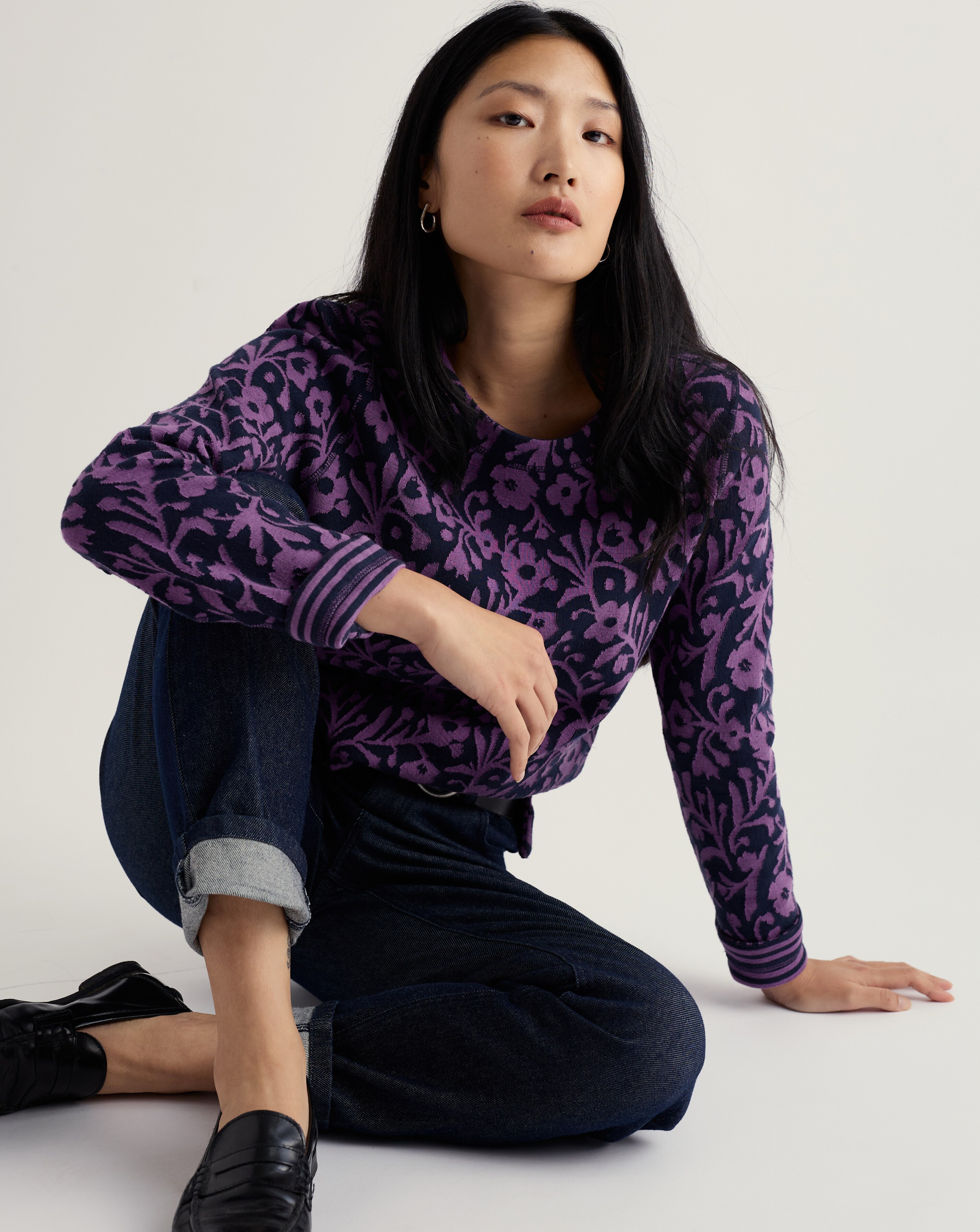 Seasalt Cornwall Gwennol Reversible Jersey Top | Ambrose Wilson