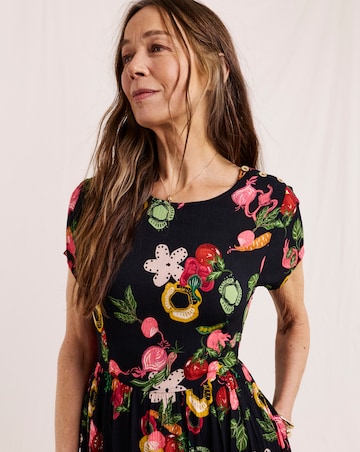 Julipa Crinkle Midi Dress