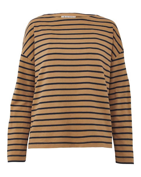 Anthology Stripe Cotton Modal Long Sleeve Top