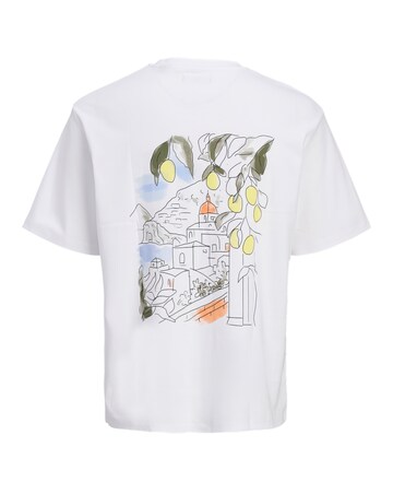 Jack & Jones Premium Amalfi Back Graphic T-Shirt - White