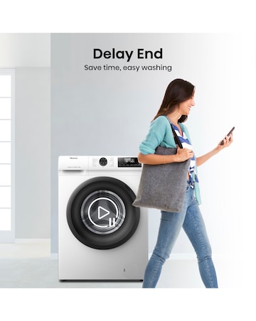Hisense WF1Q1041BW 1 Series 10kg 1400 Spin Washing Machine - White