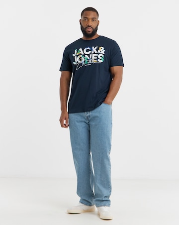 Jack & Jones Geplas T-Shirt - Sky Captain