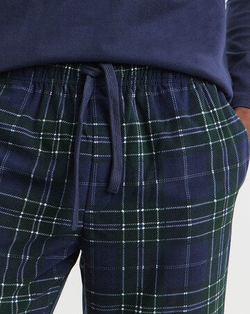 Jersey Top Check Bottom Pyjamas