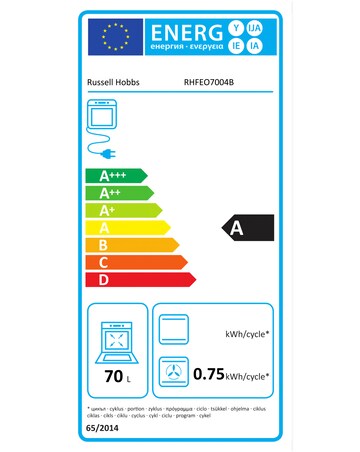 Russell Hobbs RHFEO70042B 70L Built-In Electric Fan Oven Black Install