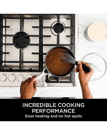 Ninja Foodi ZEROSTICK Stainless Steel 20cm Saucepan with Lid