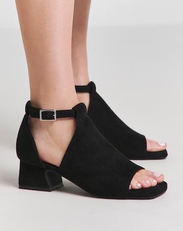 Helena Low Block Heel Shoe Boot - Extra Wide Fit (EEE)