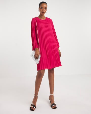 Joanna Hope Pleated Swing Dress
