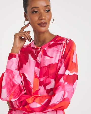 Joanna Hope Tie Waist Shirt Dress