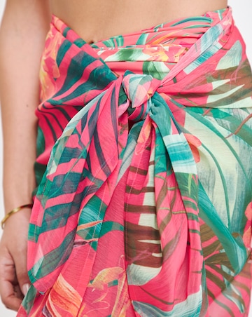 MAGISCULPT Tropical Print Midi Sarong