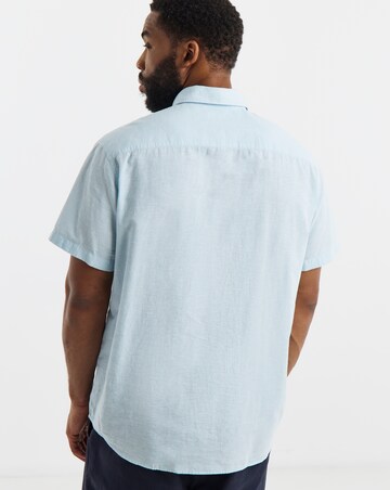 Jack & Jones Breeze Linen Blend Shirt - Light Blue