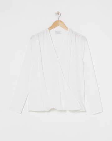 Wrap Drape Blouse