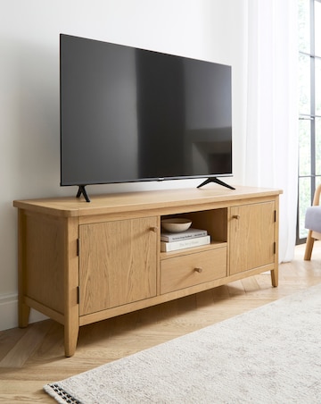 Caitlin Ready Assembled Wooden TV Unit