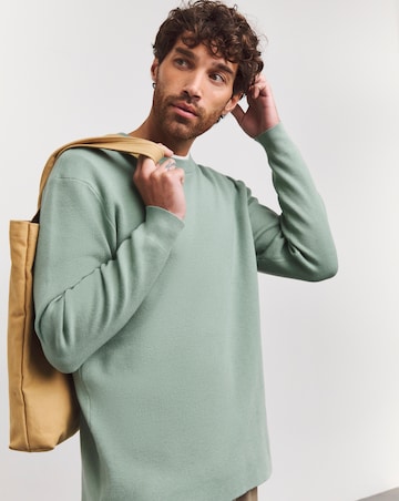 Sage Soft Touch Crew Neck Jumper