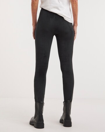Black Cord Leggings